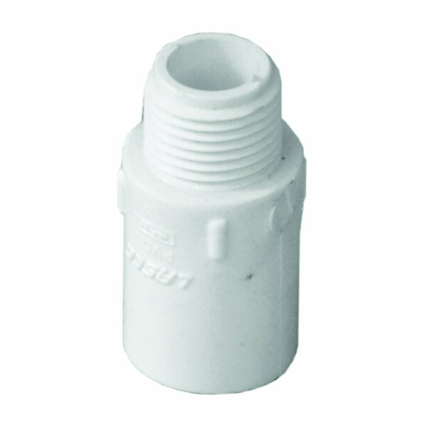 Genova Products LASCO 434005BC Riser Extender, 1/2 in, FIP x MIP, PVC, SCH 40 Schedule PVC 02103  0600HA